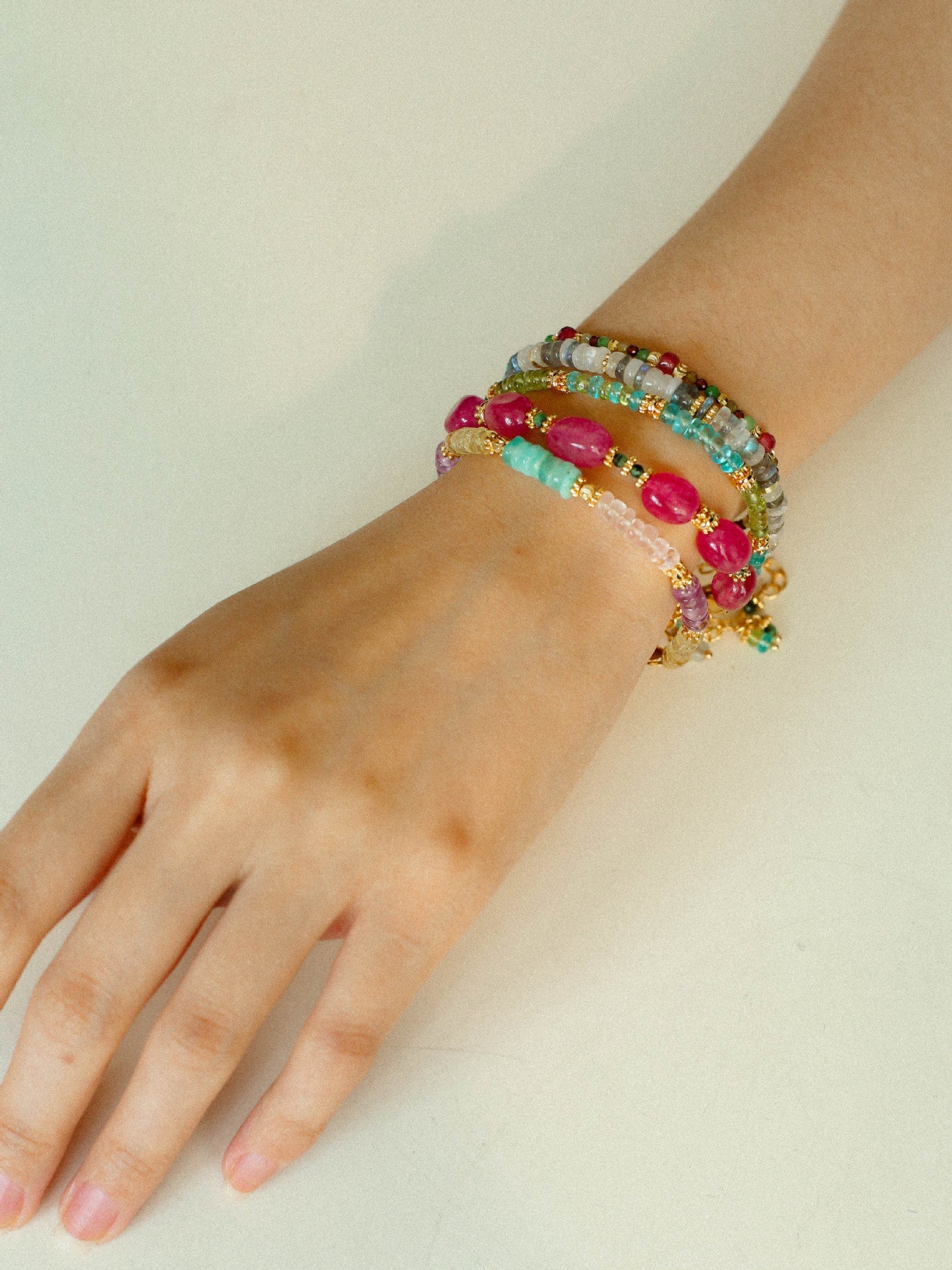 Tourmaline Bead Bracelet - floysun