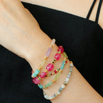 Tourmaline Bead Bracelet - floysun