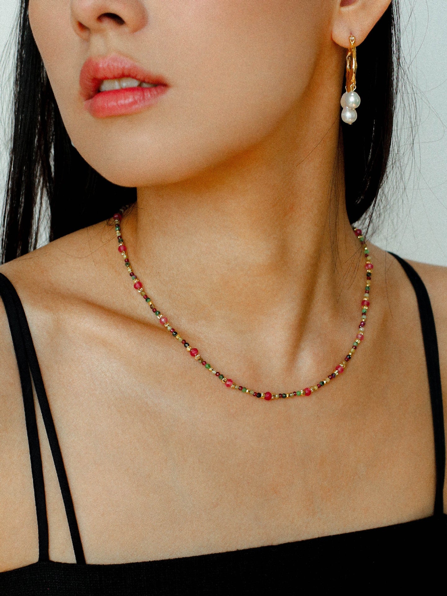 Tourmaline Beads Necklace - floysun