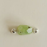 Tranquil Green Prehnite & Cypress Wood Convertible Magnetic Beaded Necklace - floysun
