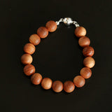 Tranquil Green Prehnite & Cypress Wood Convertible Magnetic Beaded Necklace - floysun