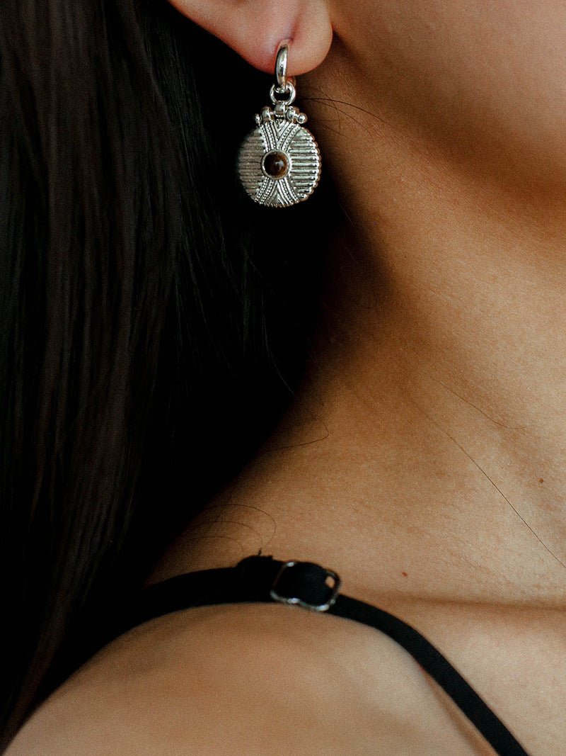 Tribal Coin Earrings Vintage Modern Edition - floysun