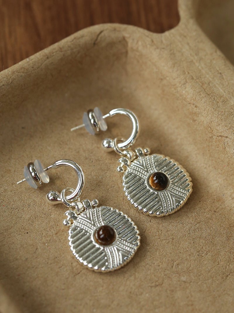 Tribal Coin Earrings Vintage Modern Edition - floysun