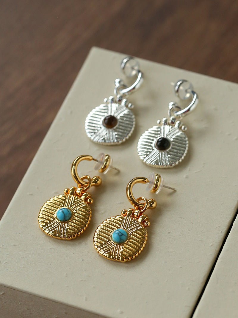 Tribal Coin Earrings Vintage Modern Edition - floysun