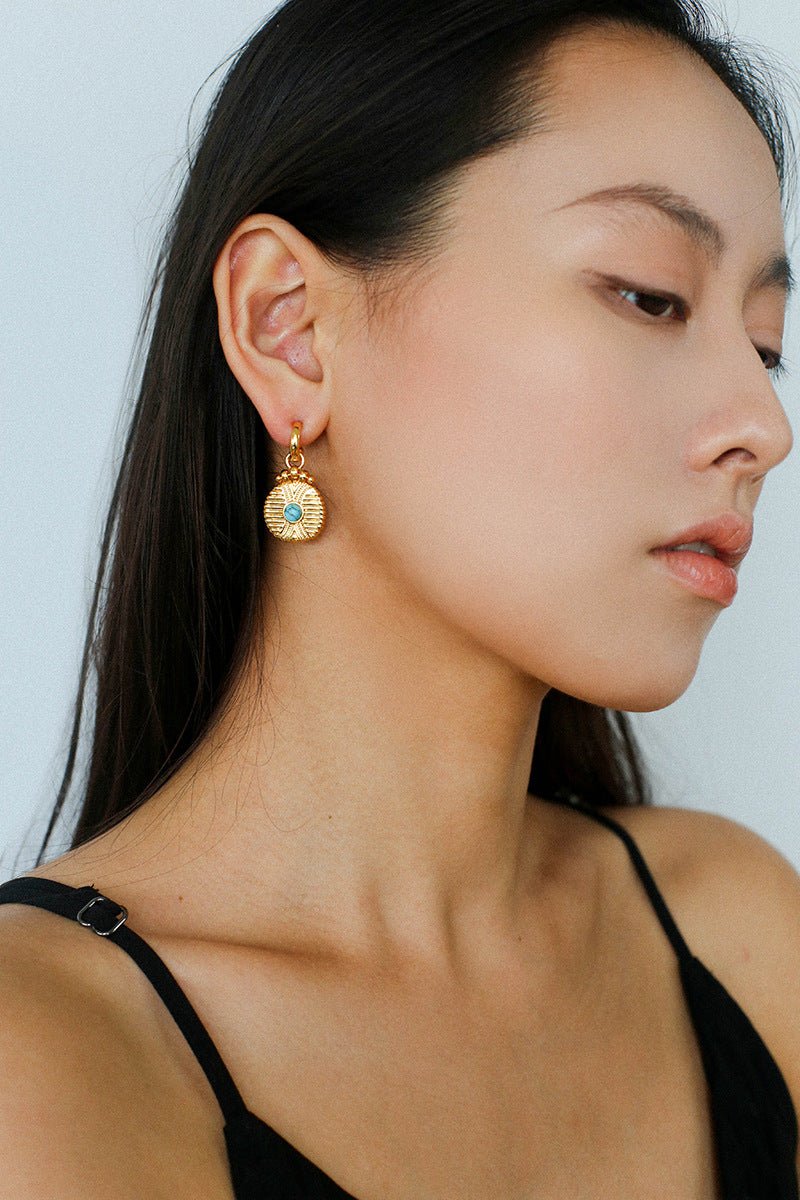 Tribal Coin Earrings Vintage Modern Edition - floysun