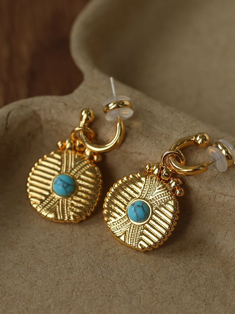 Tribal Coin Earrings Vintage Modern Edition - floysun