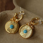 Tribal Coin Earrings Vintage Modern Edition - floysun