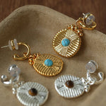 Tribal Coin Earrings Vintage Modern Edition - floysun