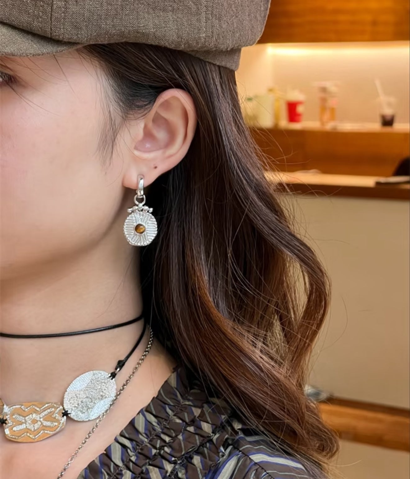 Tribal Coin Earrings Vintage Modern Edition - floysun