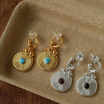 Tribal Coin Earrings Vintage Modern Edition - floysun