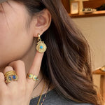 Tribal Coin Earrings Vintage Modern Edition - floysun