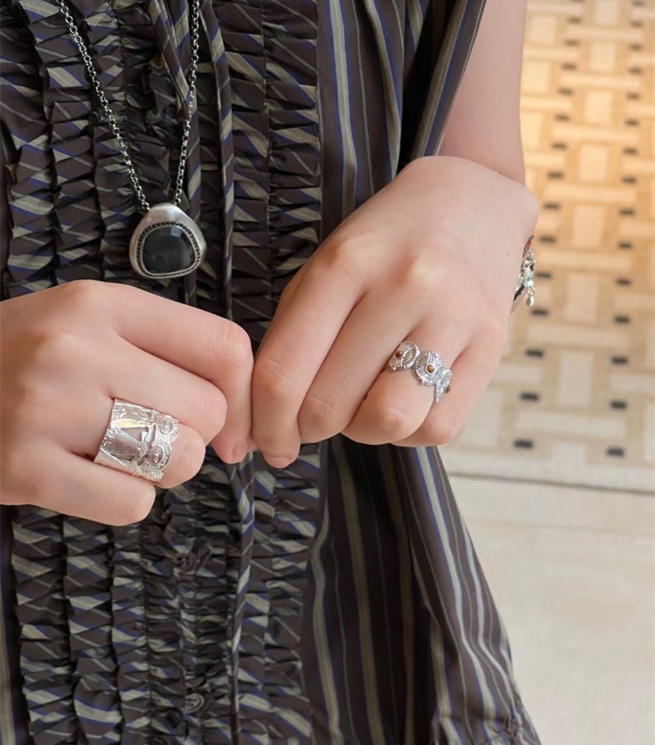 Tribal Coin Ring Vintage Modern Edition - floysun