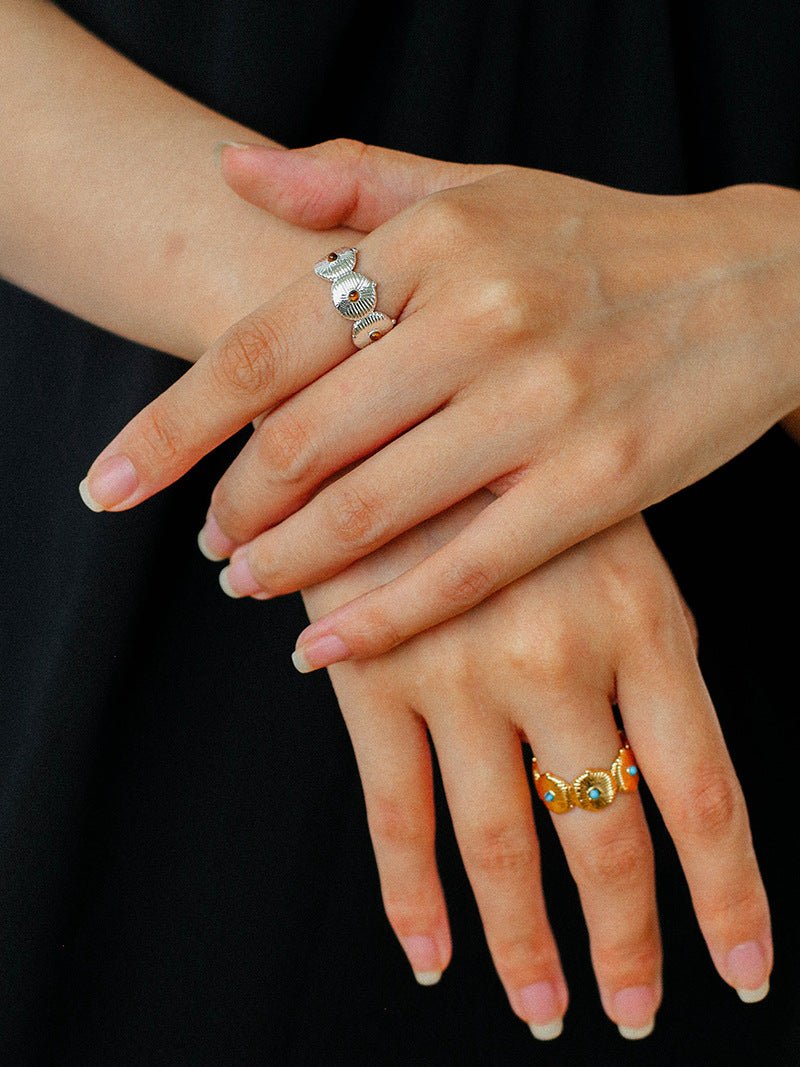 Tribal Coin Ring Vintage Modern Edition - floysun