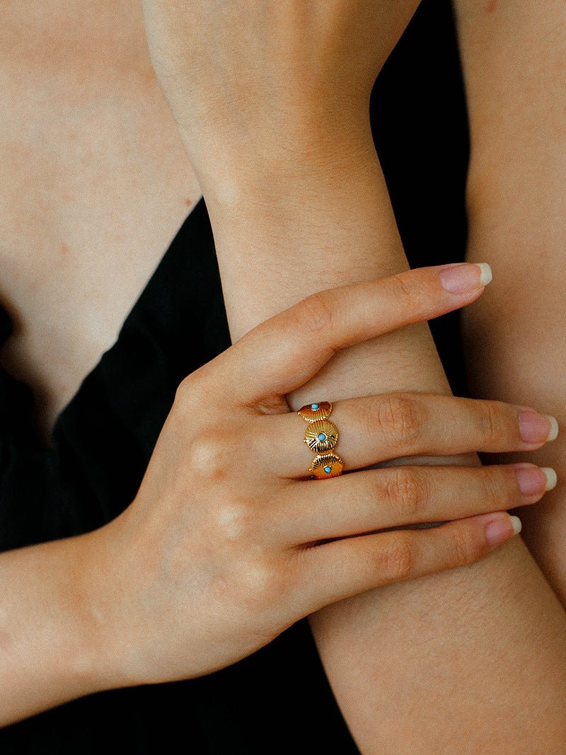 Tribal Coin Ring Vintage Modern Edition - floysun
