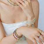 Tribal Totem Adjustable Beaded Ring - Lapis Lazuli - floysun