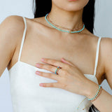 Tribal Totem Adjustable Beaded Ring - Turquoise - floysun