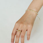 Tribal Totem Colorful Gemstone Braided Adjustable Bracelet - Clear Quartz - floysun