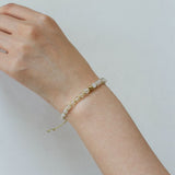 Tribal Totem Colorful Gemstone Braided Adjustable Bracelet - Clear Quartz - floysun