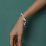Triple - Layer Natural Pearl & Color Stone Beaded Bracelet - floysun