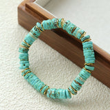 Turquoise Spaceship Beaded Bracelet - floysun