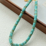 Turquoise Spaceship Beaded Necklace - floysun