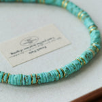 Turquoise Spaceship Beaded Necklace - floysun