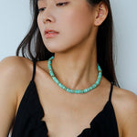 Turquoise Spaceship Beaded Necklace - floysun