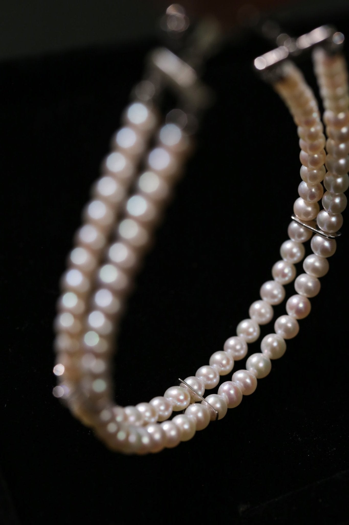 Twilight Whisper Double Pearl Bracelet - floysun