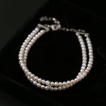 Twilight Whisper Double Pearl Bracelet - floysun