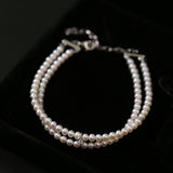 Twilight Whisper Double Pearl Bracelet - floysun