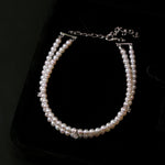 Twilight Whisper Double Pearl Bracelet - floysun