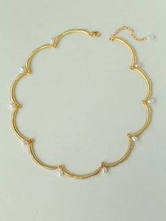 Unique Design Lace Pearl Choker - floysun