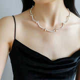 Unique Design Lace Pearl Choker - floysun