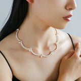 Unique Design Lace Pearl Choker - floysun
