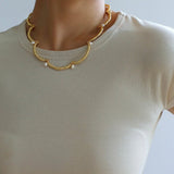 Unique Design Lace Pearl Choker - floysun