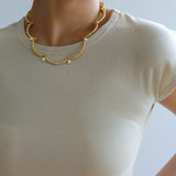 Unique Design Lace Pearl Choker - floysun