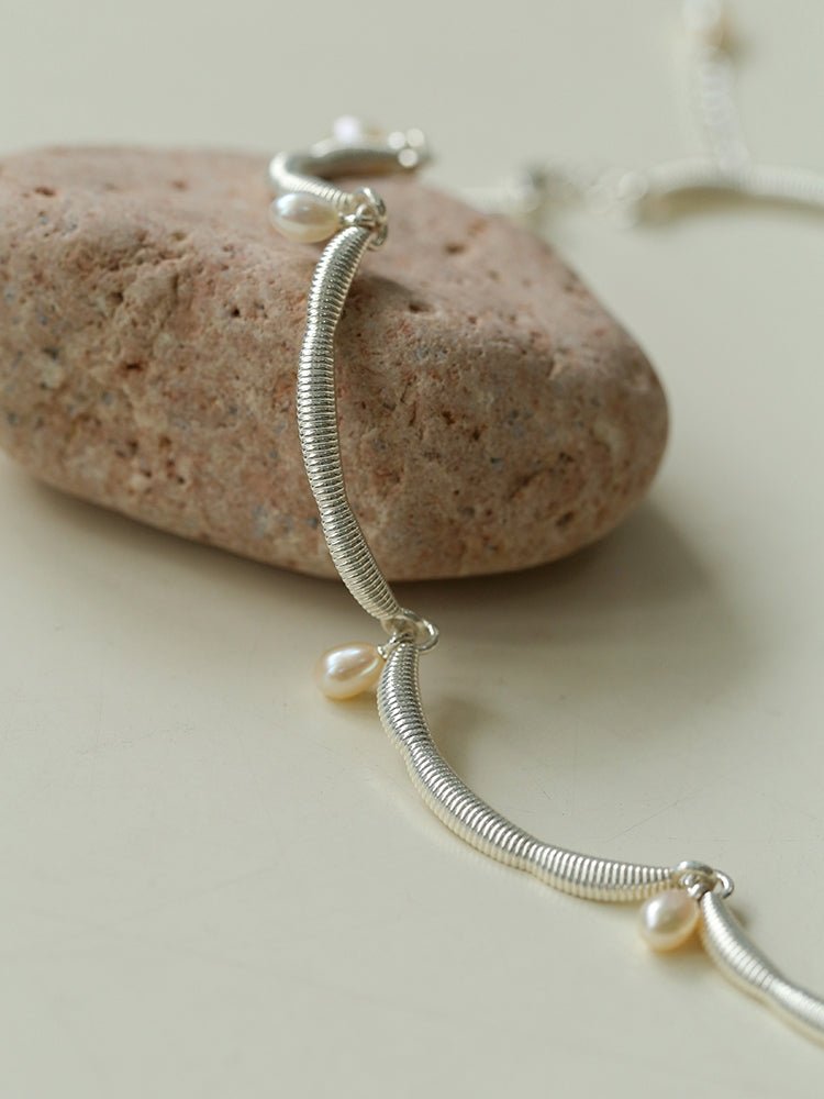 Unique Design Lace Pearl Choker - floysun