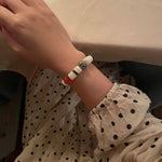 Vacation Vibes Natural Shell and Multi - Stone Beaded Bracelet - floysun