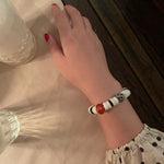 Vacation Vibes Natural Shell and Multi - Stone Beaded Bracelet - floysun