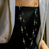 Verdant Blossom Green Strawberry Quartz Necklace - floysun