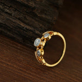 Vintage Antique Coin Ring Style C Three Silver Coins Ring - floysun