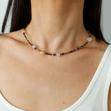 Vintage Brown Beaded Necklace - floysun