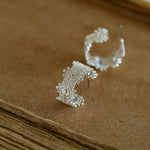 Vintage Chic Lace Huggie Earrings - floysun