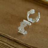Vintage Chic Lace Huggie Earrings - floysun