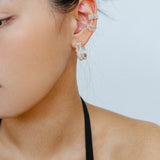 Vintage Chic Lace Huggie Earrings - floysun
