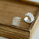Vintage Chic Lace Huggie Earrings - floysun