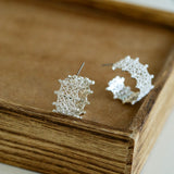 Vintage Chic Lace Huggie Earrings - floysun