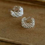 Vintage Chic Lace Huggie Earrings - floysun