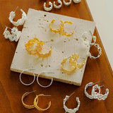 Vintage Chic Lace Huggie Earrings - floysun