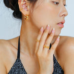 Vintage Chic Lace Huggie Earrings - floysun